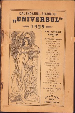 Calendarul ziarului Universul 1928