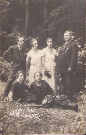 Fotografie 1928 Băile Oglinzi, studio Herșcovici & Beck Târgu Neamț