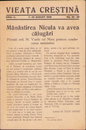 Vieața creștină, 30-33/1936