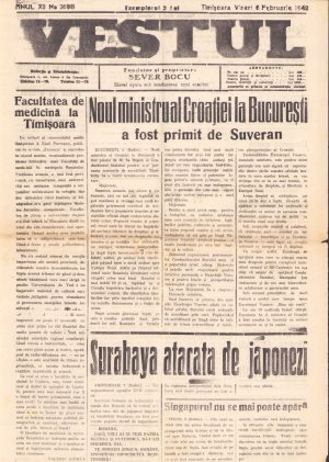 Vestul, 2698/1942, Timișoara