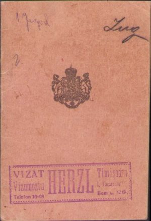 Pașaport românesc, 1926