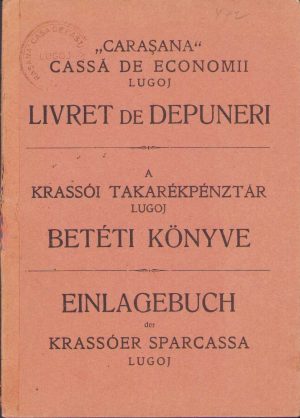 Livret de economii Cassa de Economii Carașana, Lugoj, 1944