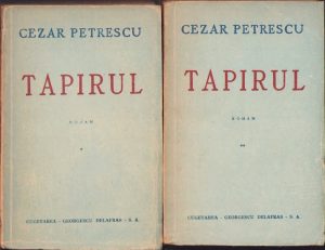 Tapirul de Cezar Petrescu, 1946, ediția I, volumele I și II