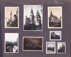 Lot de opt fotografii, dintre care șase cu Castelul Huniazilor și două cu orașul Hunedoara și zona industrială, toate din anul 1938