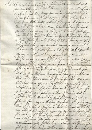 Contract de schimb de pământuri între nobili maghiari din Maramureș, anul 1800, cu sigiliu în ceară roșie