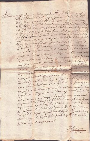 Contract între nobili maghiari, 1817, comitatul Solnocul Interior, Transilvania, sigiliu în ceară roșie, limba maghiară