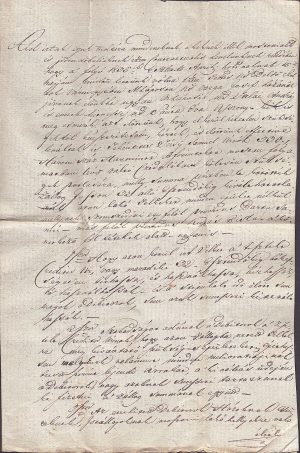Contract de împrumut cu zălogire de pământuri, 1835, comitatul Solnocul Interior, Transilvania, sigilii în ceară roșie, limba maghiară