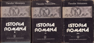 Istoria romană de Theodor Mommsen, volumele I-III