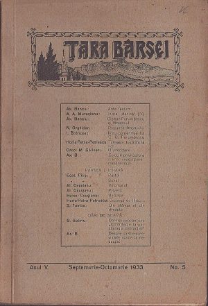 Țara Bârsei, 5/1933
