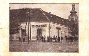 Pau Vuia, Magazin de mode manufact, Hotel, carte poștală