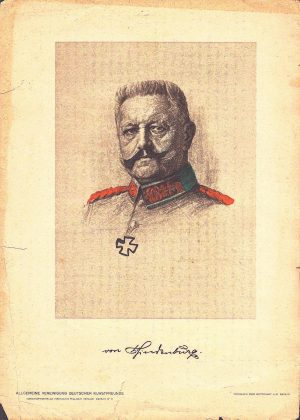 von Hindenburg, litografie