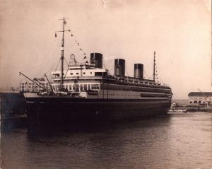 SS L'Atlantique at Montevideo, 1930's
