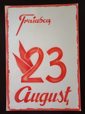 Material de propagandă comunistă, Trăiască 23 August