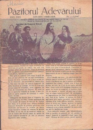 Păzitorul Adevărului, 1-2/1947, revistă a Bisericii Adventiste de ziua 7-a