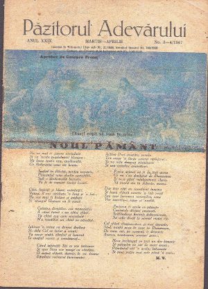 Păzitorul Adevărului, 3-4/1947, revistă a Bisericii Adventiste de ziua 7-a