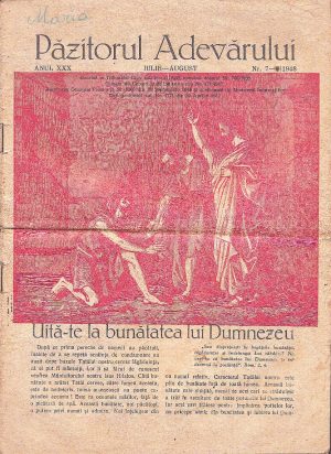 Păzitorul Adevărului, 7-8/1948, revistă a Bisericii Adventiste de ziua 7-a