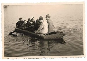 Barca de asalt MAN model Lt-col Stan Vasile, brevet regal român nr 29534/1939, fabricată la Aquila Româno-Americană din București, la teste