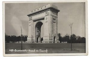 București, Arcul de Triumf, carte poștală