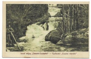 Lacul ucigaș Cascada Cupașului, carte poștală