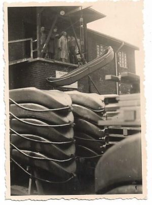 Depozitarea la fabricant a bărcilor de asalt MAN model Lt-col Stan Vasile, brevet regal român nr 29534/1939, fabricată la Aquila Româno-Americană din București