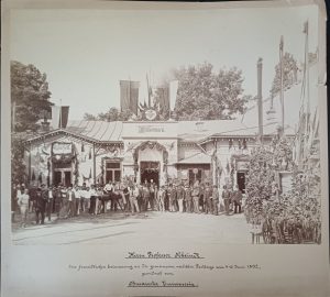 Bucarester Turnverein, prima Societate de sport din București, fotografie din anul 1892, la aniversarea a 25 ani de existență
