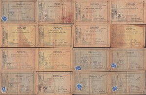 Asigurarea Românească, Societate Anonimă Română de asigurare generală și asigurare țărănească, lot de 16 chitanțe, anii 1930
