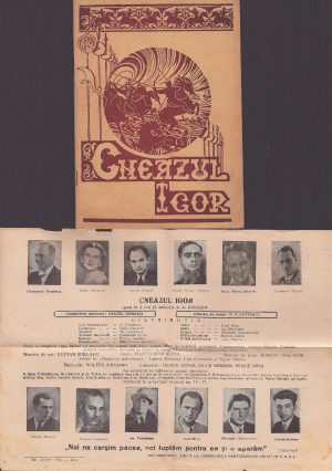 Program Cneazul Igor de A Borodin, 1949, Cluj