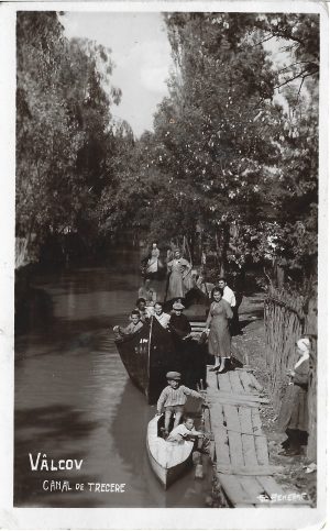 Vâlcov, Canal de trecere, carte poștală de Beneraff, Chilia Nouă, necirculată