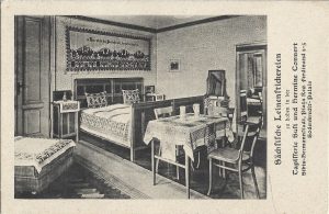 Sächsische Leinenstrickereien zu haben in der Tapisserie Susi und Hermine Connert, Sibiu
