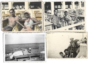 Mangalia, 1939, lot de 4 fotografii, din care una colorizată