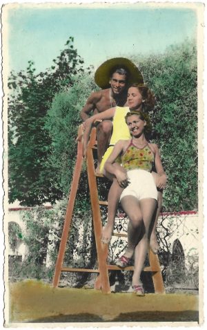 Fotografie colorizată din perioada regalității, studio Bilinski, București