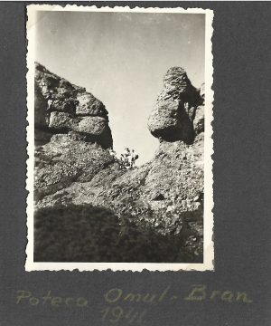 Poteca Omul - Bran, 1941, studio Bilinski, București