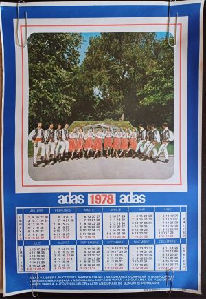Calendar de perete ADAS 1981