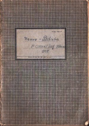 Caiet pentru studiul neuro-psihiatriei, 1947