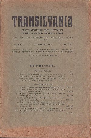 Transilvania, 7-9/1914, Sibiu