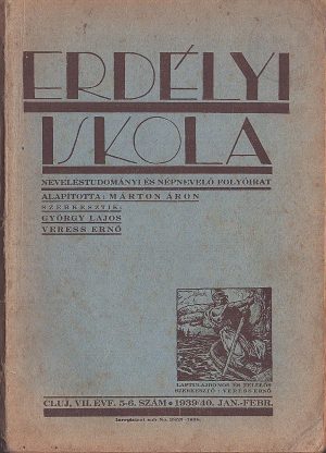 Erdélyi Iskola, 5-6/1940, Cluj