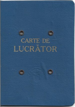 Carte de lucrător pentru meseria de măcelar, 1938, Arad