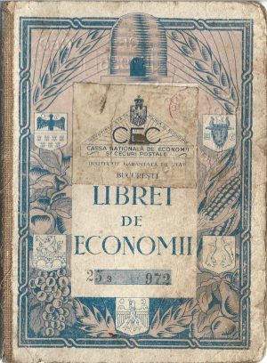 Libret de economii CEC, 1936, Dorohoi