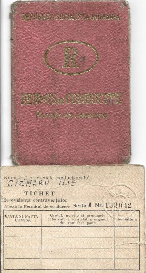 Permis de conducere, 1974, Oravița
