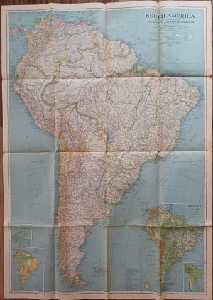 South America Compiled and Drawn in the Cartographic Section of The National Geographic Society for The National Geographic Magazine, 1937