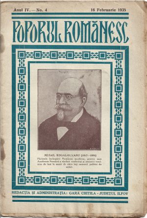 Poporul romănesc, foaie pentru folosința muncitorilor de la sate și orașe, 4/1935
