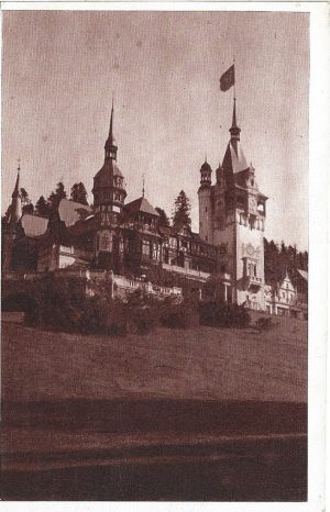 Sinaia, Castelul Peleș, carte poștală