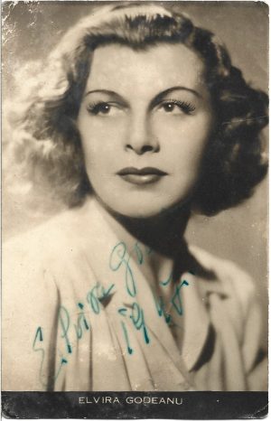 Elvira Godeanu, semnătura sa olografă, 1947