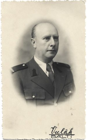 Locotenent român, studio Vulâh, Bălți, Basarabia