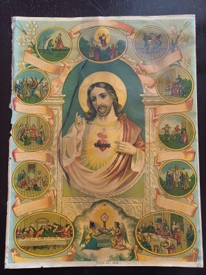 Viața lui Isus, litografie românească religioasă de epocă