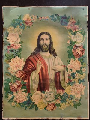 Isus Hristos, litografie românească religioasă de epocă