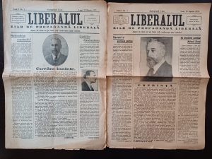 Liberalul, numărul 1, anul I și numărul 2, anul I, ziar de propagandă liberală, 1935, Câmpulung Muscel