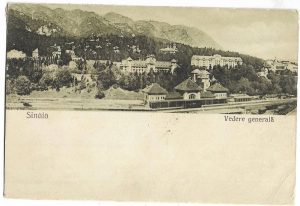 Sinaia, vedere generală, carte poștală