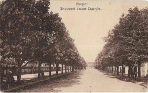 Focșani, Boulevard Lascăr Catargiu, carte poștală