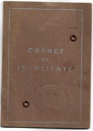 Carnet de identitate, Reșița, 1941